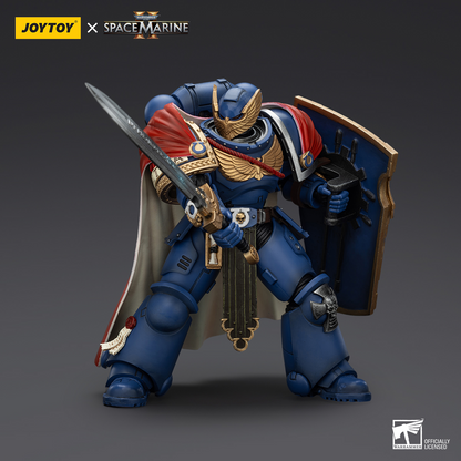 JoyToy - Warhammer 40000 - Space Marine Ultramarines Victrix Honour Guard with Storm Shield And Power Sword
