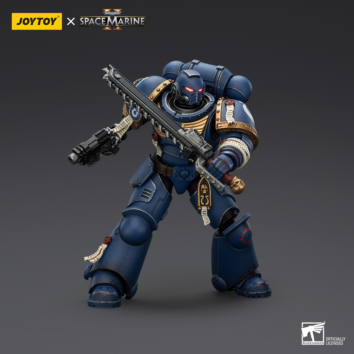 JoyToy - Warhammer 40000 - Space Marine Ultramarines Brother Chairon-Collectors Edition