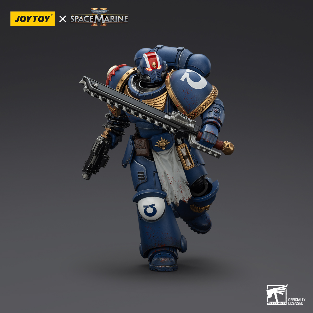 JoyToy - Warhammer 40000 - Space Marine Ultramarines Lieutenant Titus-Collectors Edition