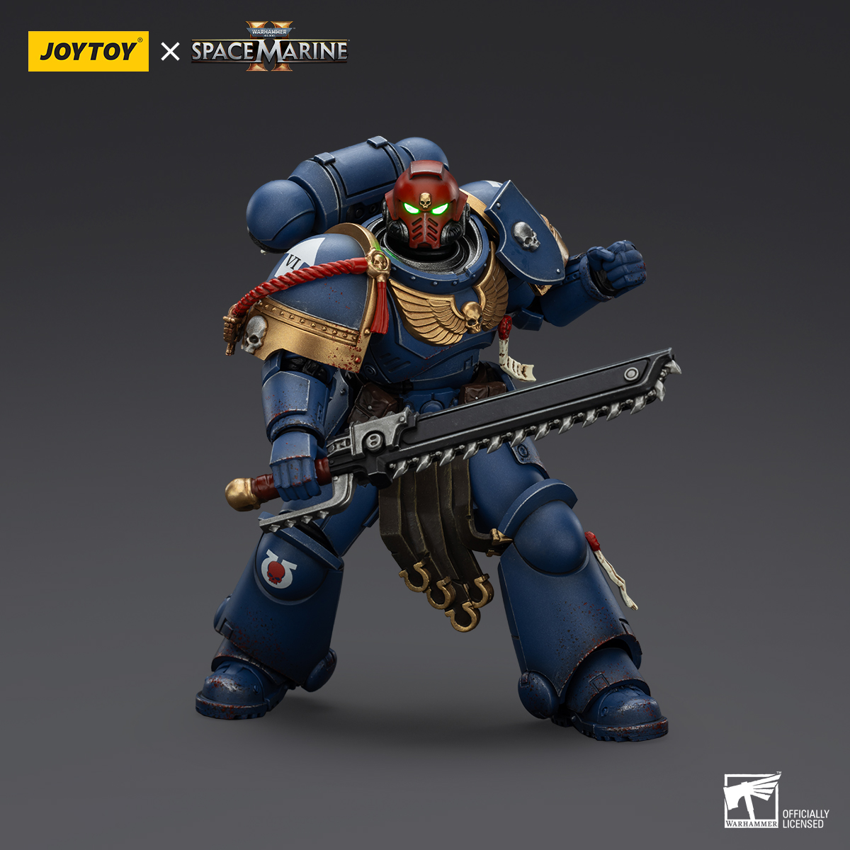 JoyToy - Warhammer 40000 - Space Marine Ultramarines Sergeant Gadriel-Collectors Edition