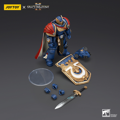 JoyToy - Warhammer 40000 - Space Marine Ultramarines Victrix Honour Guard with Storm Shield And Power Sword