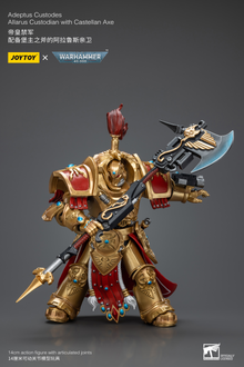 JoyToy - Warhammer 40000 - Adeptus Custodes Allarus custodian with Castellan Axe