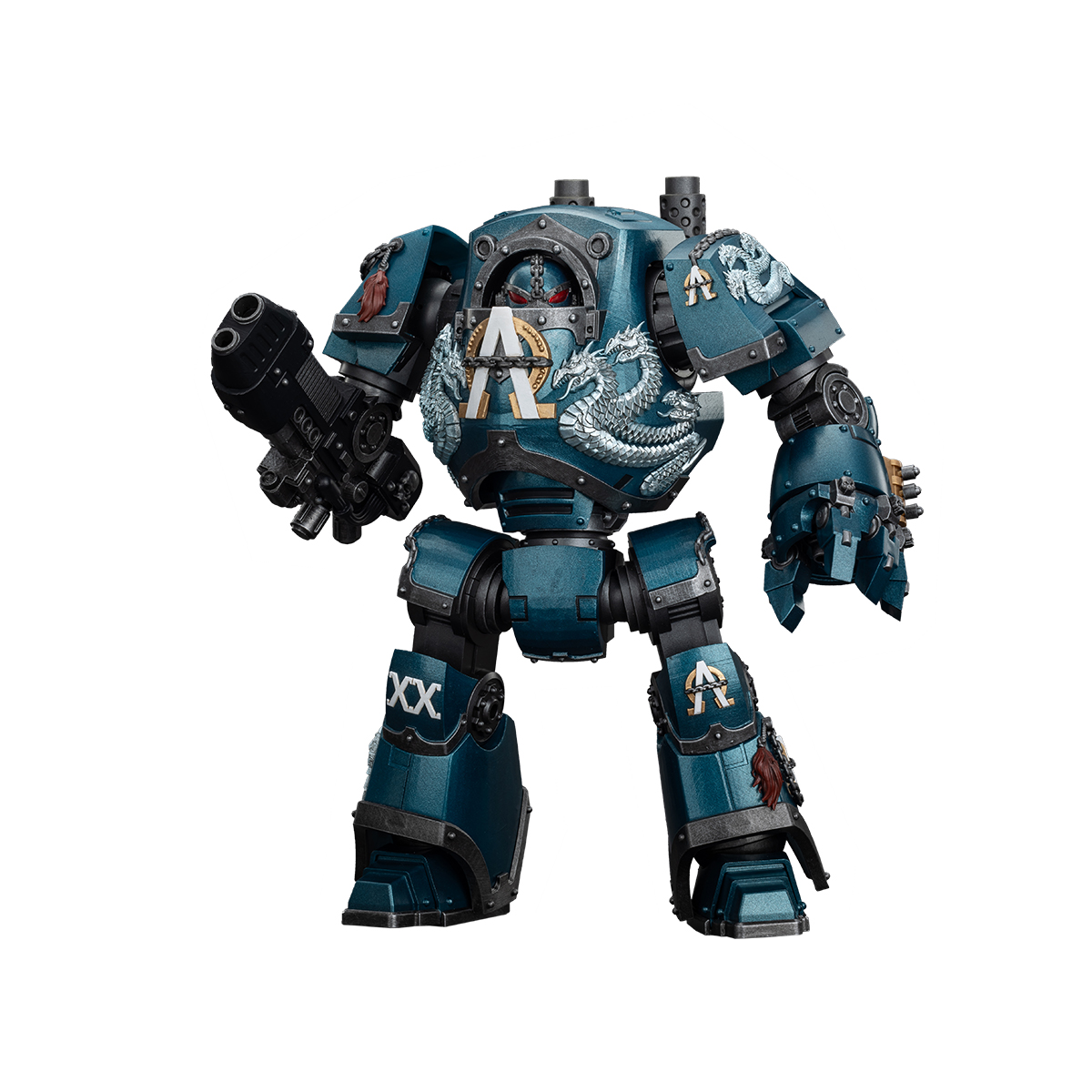JoyToy - Warhammer 40000 - Alpha Legion Contemptor Dreadnought with Gravis Plasma Cannon