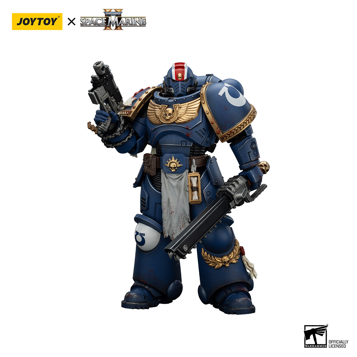 JoyToy - Warhammer 40000 - Space Marine Ultramarines Lieutenant Titus-Collectors Edition