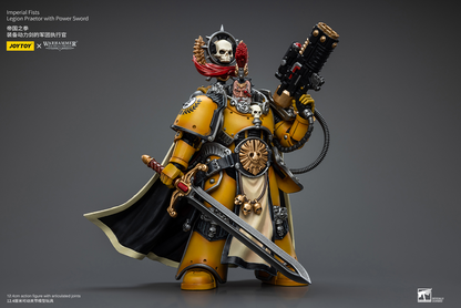 JoyToy - Warhammer 40000 - Imperial Fists Legion Praetor with Power Sword