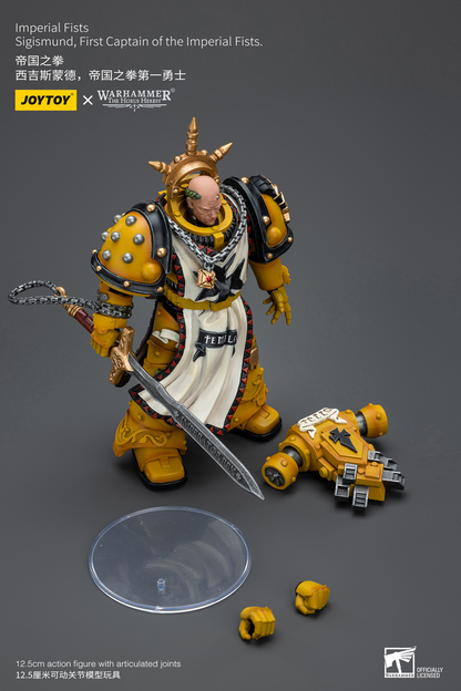 JoyToy - Warhammer 40000 - Imperial Fists Sigismund, First Captain of the Imperial Fists