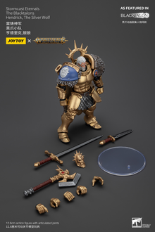 JoyToy - AGE of SIGMAR - Stormcast Eternals The Blacktalons Hendrick, The Silver Wolf