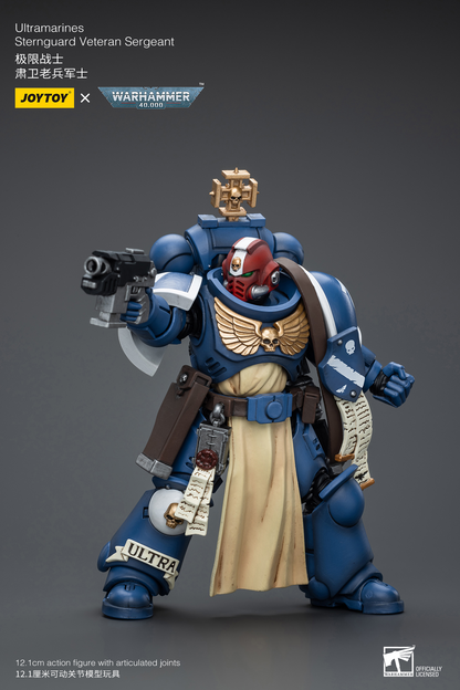 JoyToy - Warhammer 40000 - Space Marine Ultramarines Sternguard Veteran Sergeant