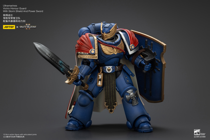 JoyToy - Warhammer 40000 - Space Marine Ultramarines Victrix Honour Guard with Storm Shield And Power Sword