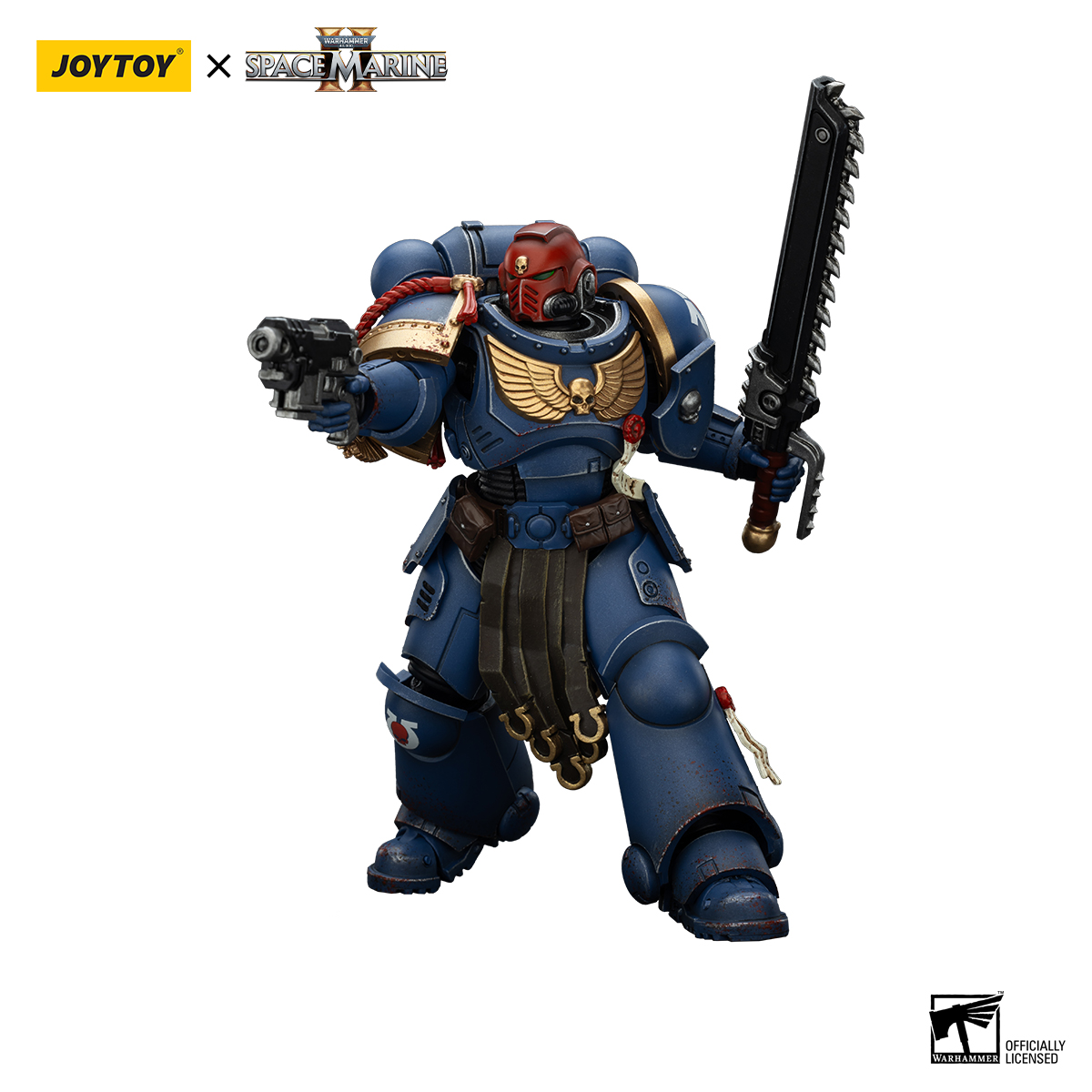 JoyToy - Warhammer 40000 - Space Marine Ultramarines Sergeant Gadriel-Collectors Edition