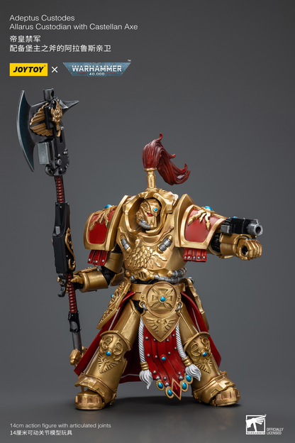 JoyToy - Warhammer 40000 - Adeptus Custodes Allarus custodian with Castellan Axe