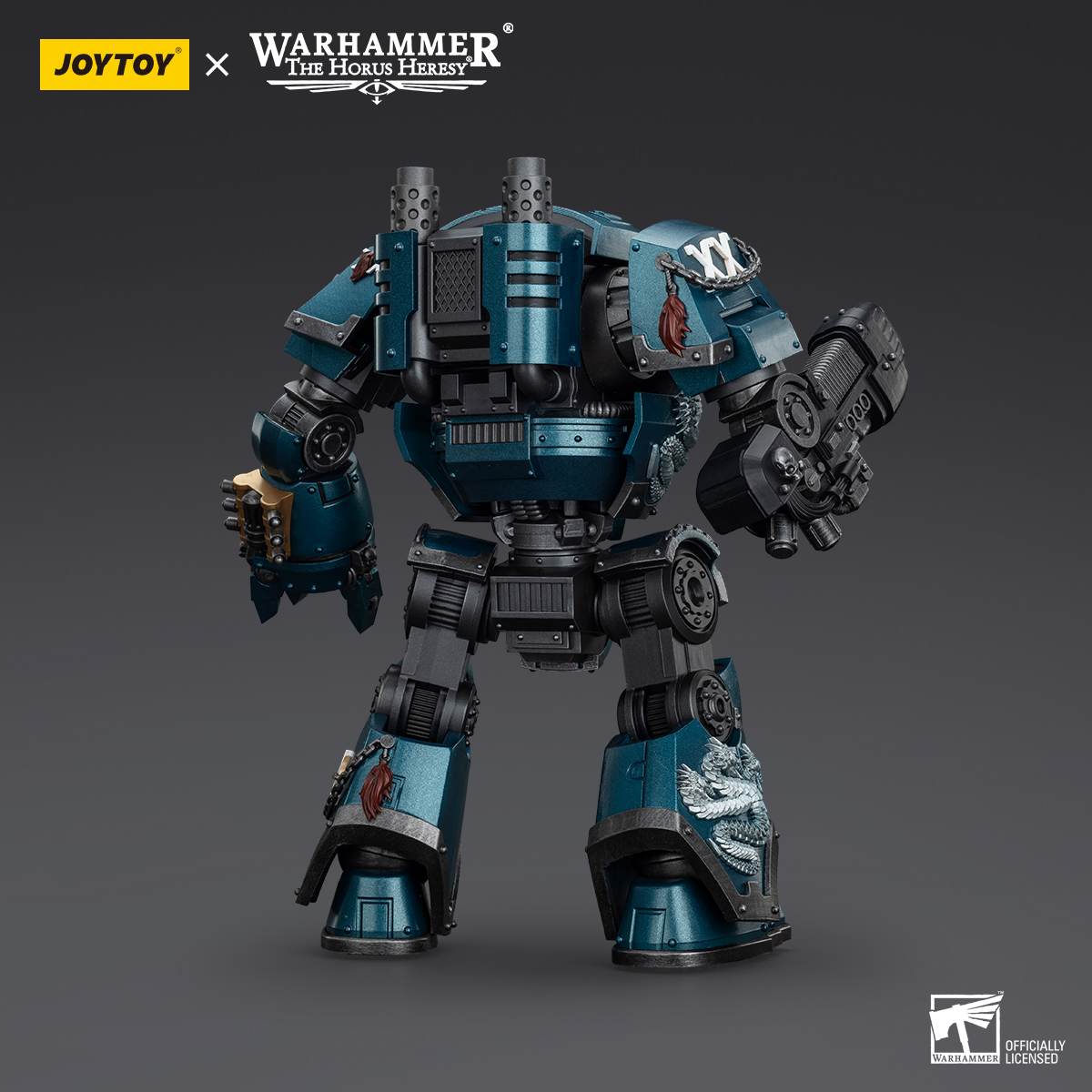 JoyToy - Warhammer 40000 - Alpha Legion Contemptor Dreadnought with Gravis Plasma Cannon