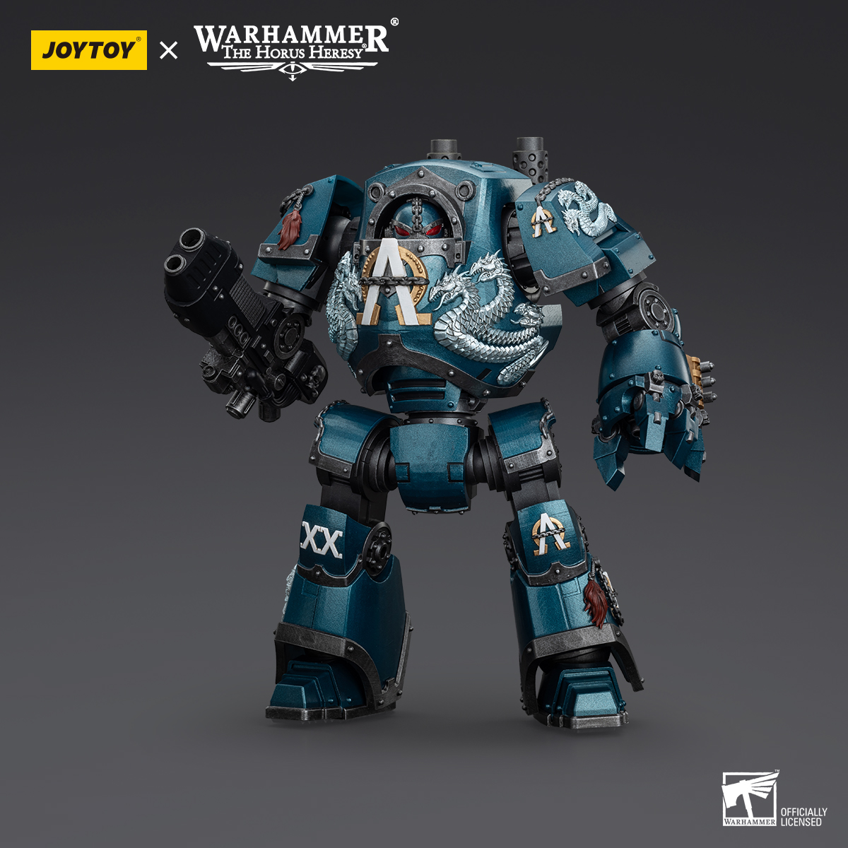 JoyToy - Warhammer 40000 - Alpha Legion Contemptor Dreadnought with Gravis Plasma Cannon