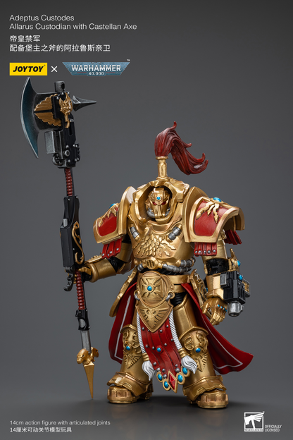 JoyToy - Warhammer 40000 - Adeptus Custodes Allarus custodian with Castellan Axe