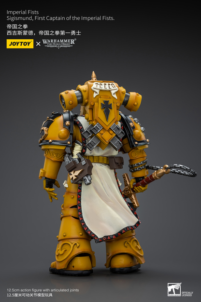 JoyToy - Warhammer 40000 - Imperial Fists Sigismund, First Captain of the Imperial Fists