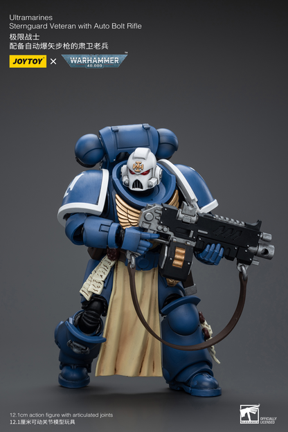 JoyToy - Warhammer 40000 - Space Marine Ultramarines Sternguard Veteran with Auto Bolt Rifle