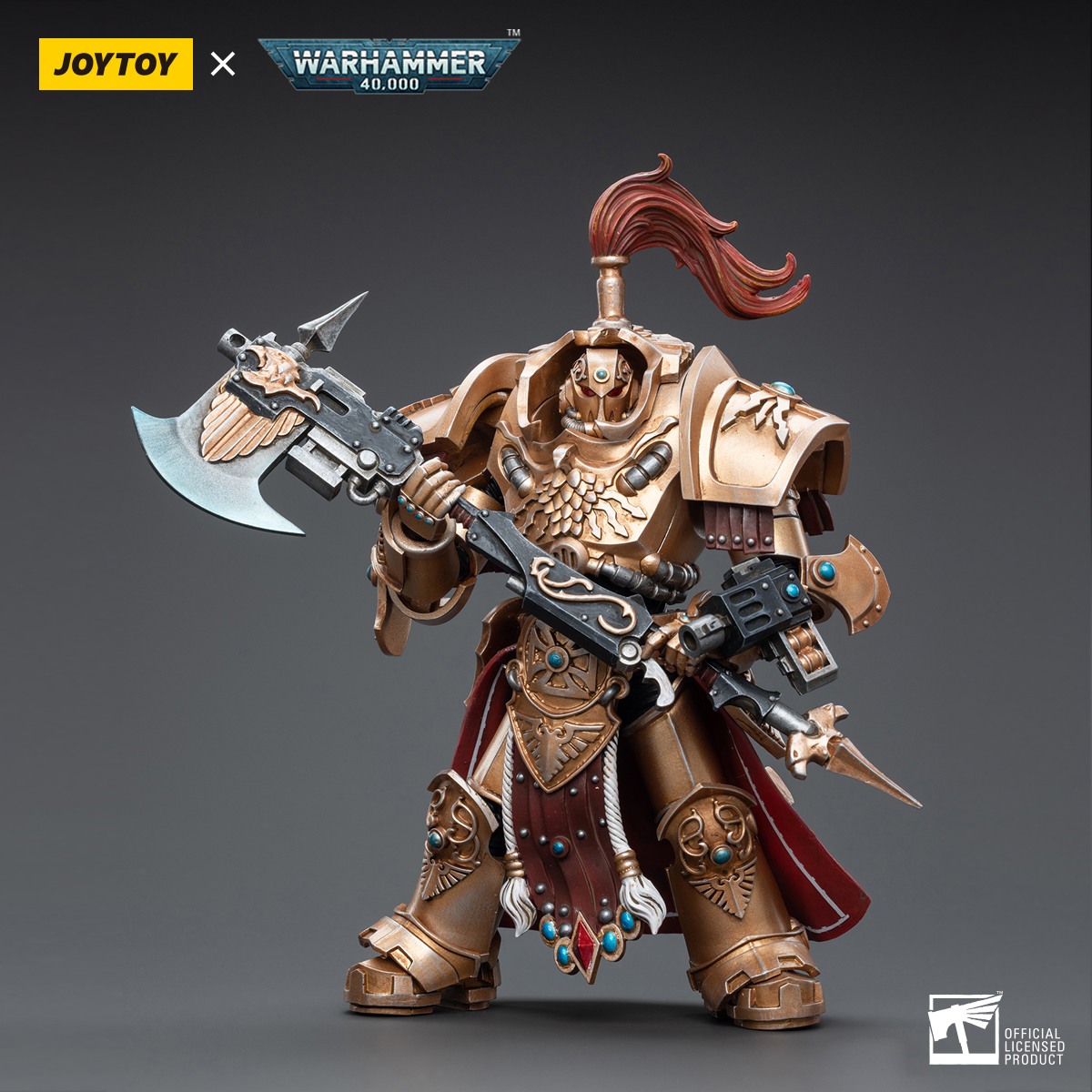 JoyToy - Warhammer 40000 - Adeptus Custodes Allarus custodian with Castellan Axe