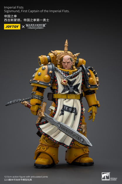 JoyToy - Warhammer 40000 - Imperial Fists Sigismund, First Captain of the Imperial Fists