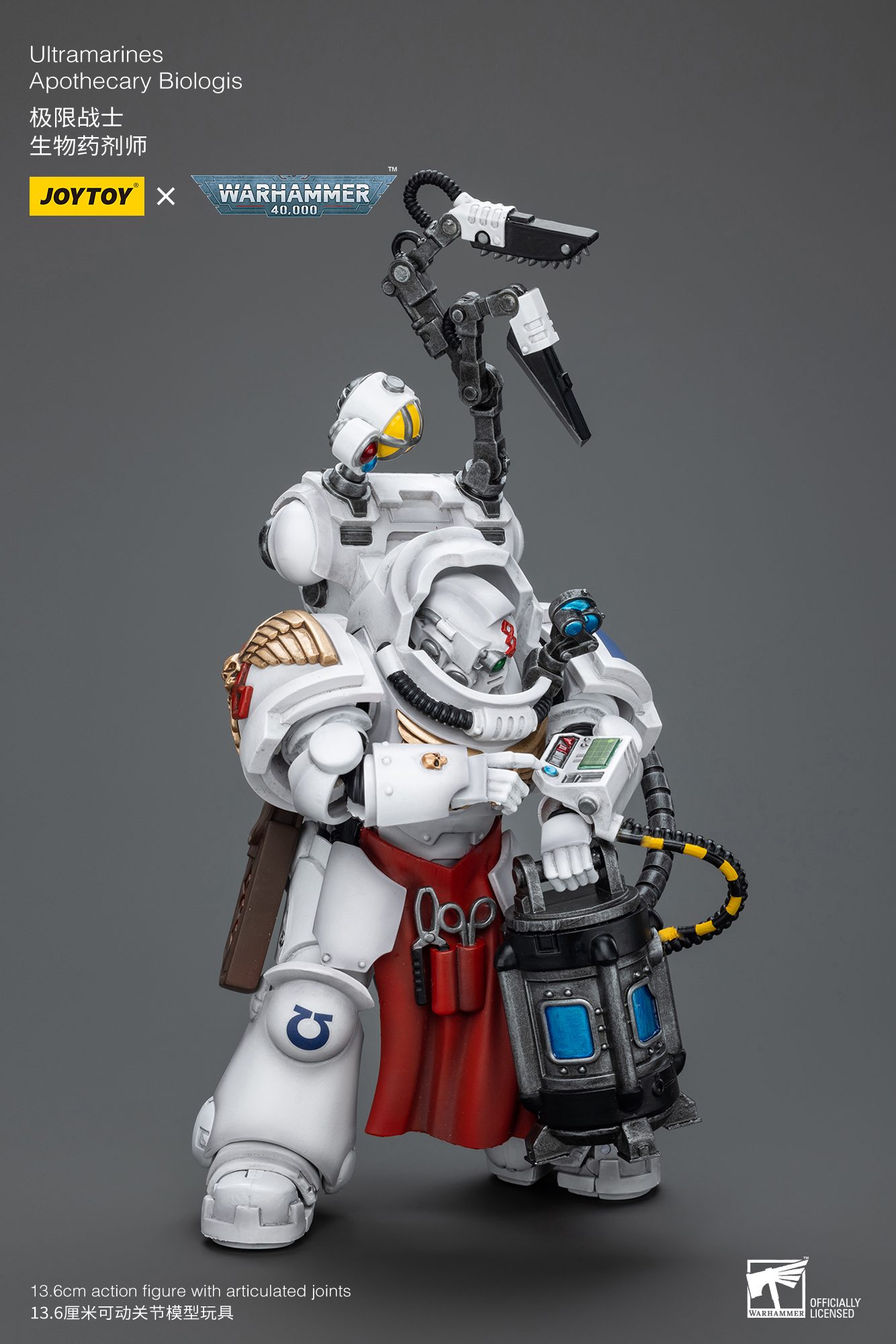 JoyToy - Warhammer 40000 - Space Marine Ultramarines Apothecary Biologis