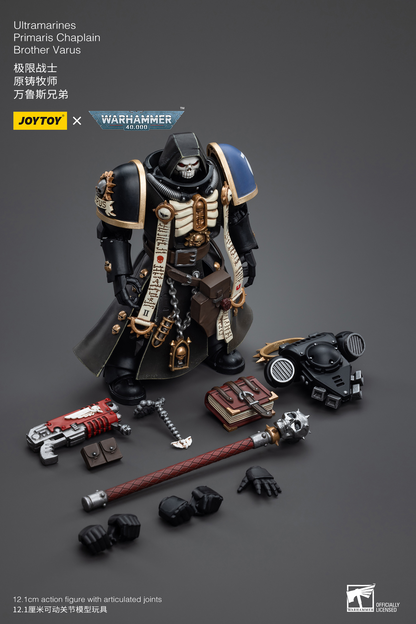 JoyToy - Warhammer 40000 - Space Marine Ultramarines Primaris Chaplain Brother Varus