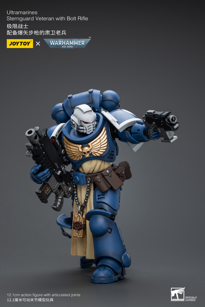 JoyToy - Warhammer 40000 - Space Marine Ultramarines Sternguard Veteran with Bolt Rifle