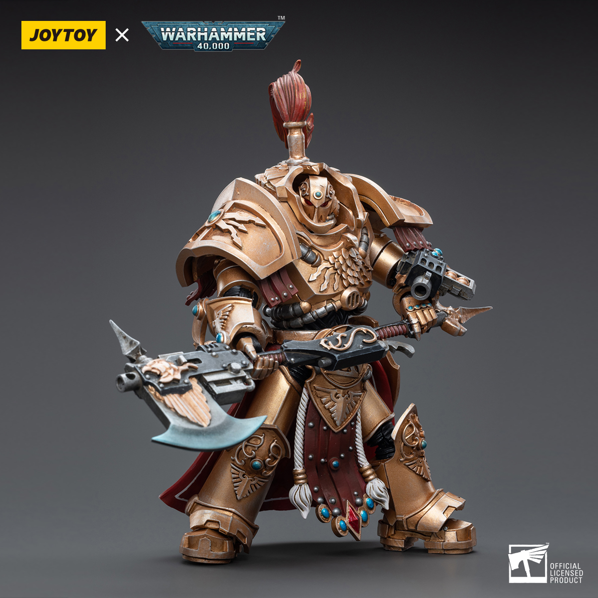 JoyToy - Warhammer 40000 - Adeptus Custodes Allarus custodian with Castellan Axe