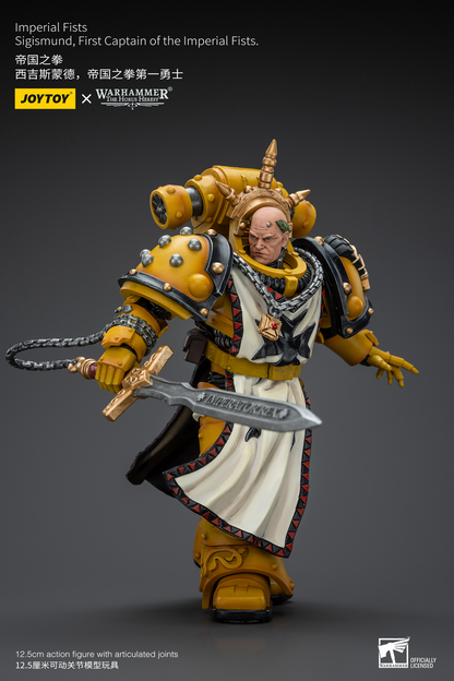 JoyToy - Warhammer 40000 - Imperial Fists Sigismund, First Captain of the Imperial Fists