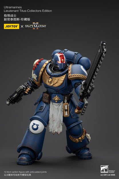 JoyToy - Warhammer 40000 - Space Marine Ultramarines Lieutenant Titus-Collectors Edition