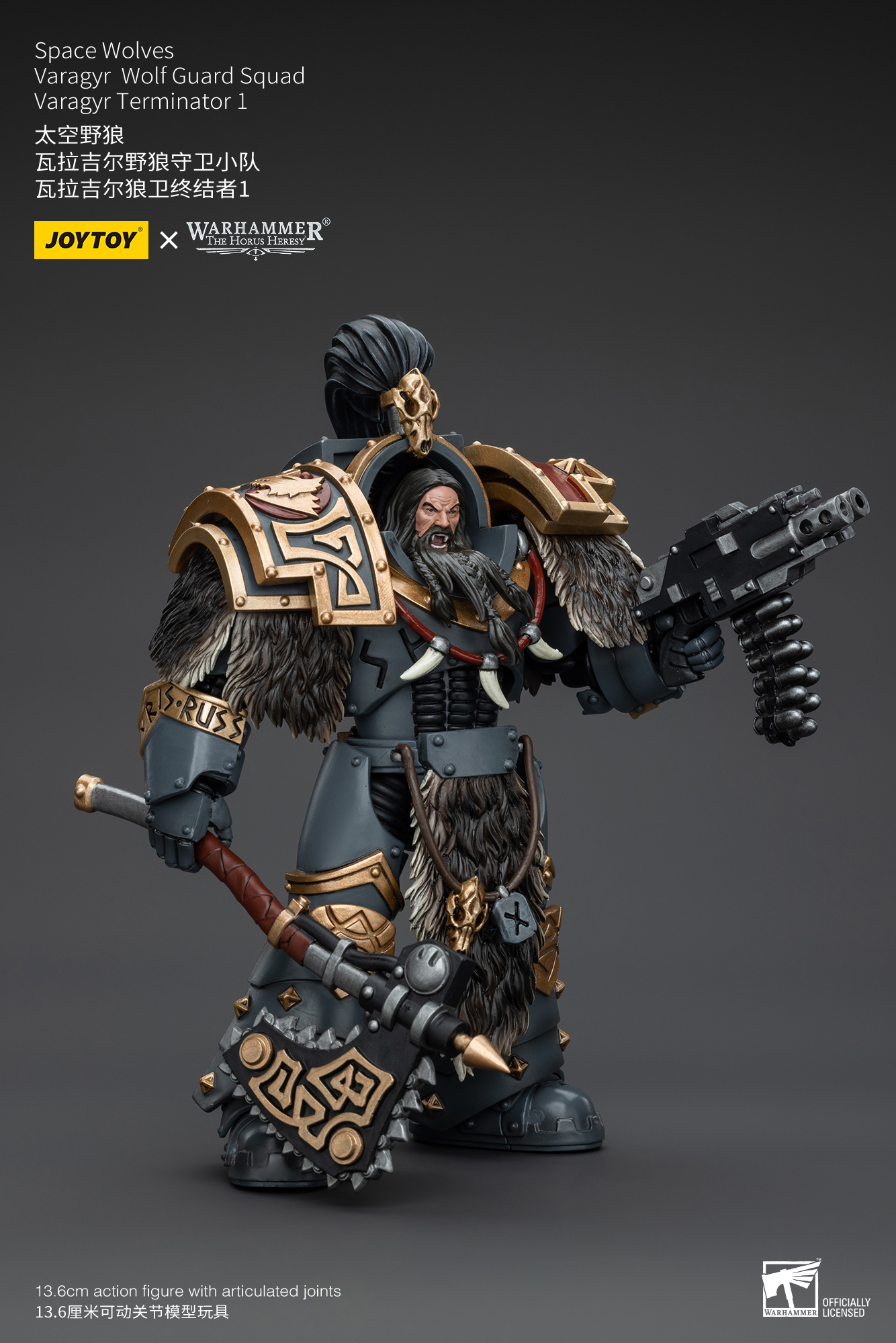 JoyToy - Warhammer 40000 - Space Wolves Varagyr Wolf Guard Squad Varagyr Terminator 1