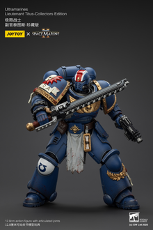 JoyToy - Warhammer 40000 - Space Marine Ultramarines Lieutenant Titus-Collectors Edition