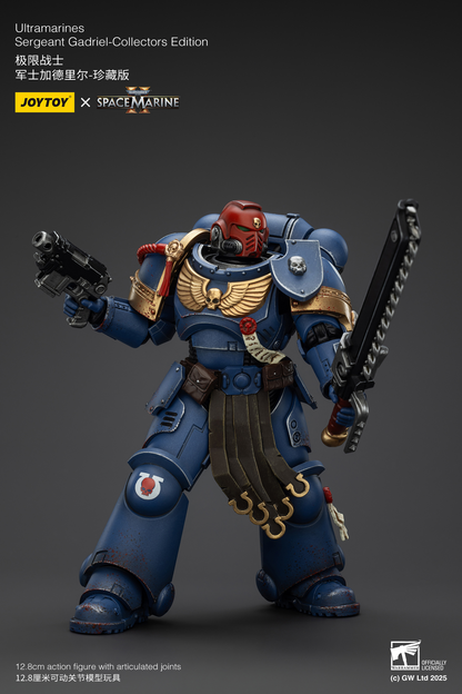 JoyToy - Warhammer 40000 - Space Marine Ultramarines Sergeant Gadriel-Collectors Edition