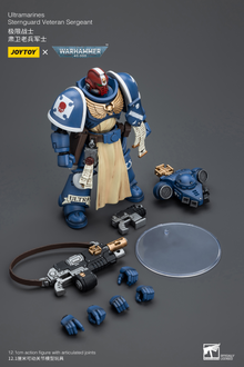 JoyToy - Warhammer 40000 - Space Marine Ultramarines Sternguard Veteran Sergeant