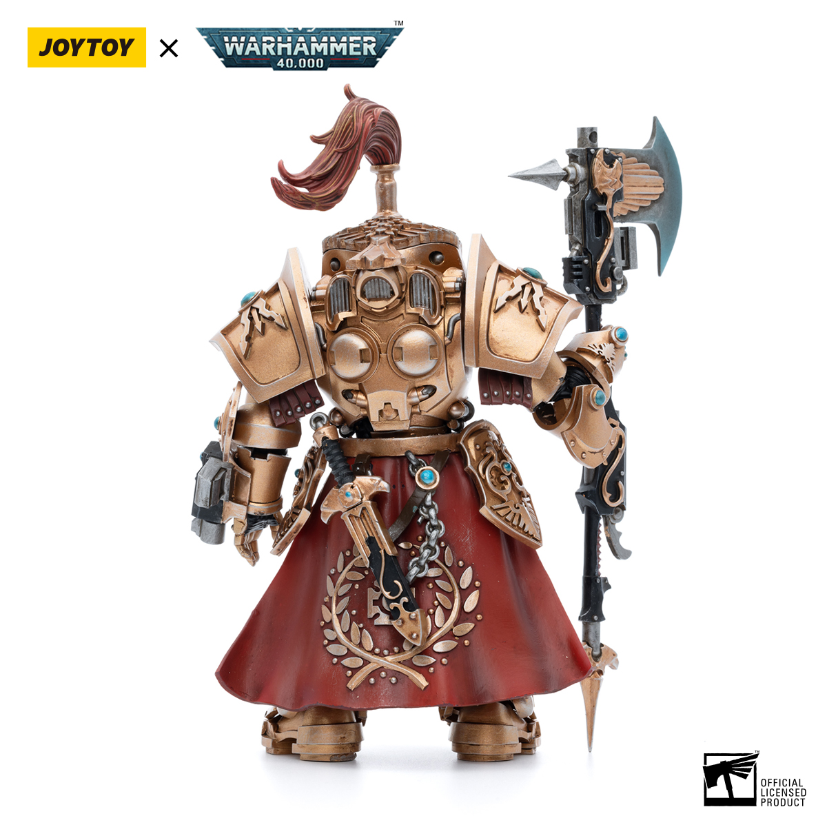 JoyToy - Warhammer 40000 - Adeptus Custodes Allarus custodian with Castellan Axe