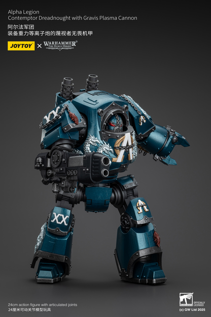 JoyToy - Warhammer 40000 - Alpha Legion Contemptor Dreadnought with Gravis Plasma Cannon