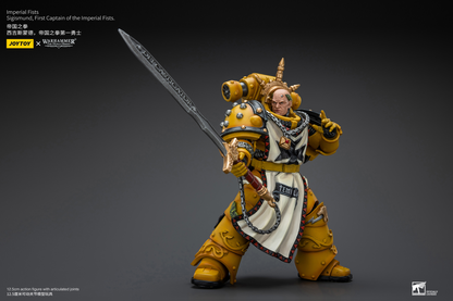 JoyToy - Warhammer 40000 - Imperial Fists Sigismund, First Captain of the Imperial Fists