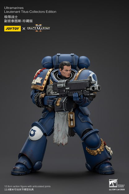 JoyToy - Warhammer 40000 - Space Marine Ultramarines Lieutenant Titus-Collectors Edition