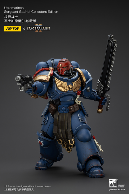 JoyToy - Warhammer 40000 - Space Marine Ultramarines Sergeant Gadriel-Collectors Edition