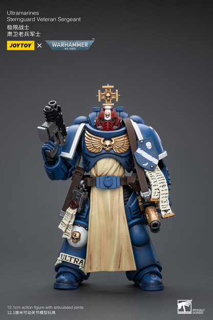 JoyToy - Warhammer 40000 - Space Marine Ultramarines Sternguard Veteran Sergeant