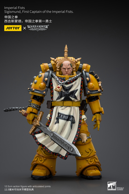 JoyToy - Warhammer 40000 - Imperial Fists Sigismund, First Captain of the Imperial Fists