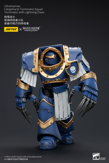 JoyToy - Warhammer 40000 - Space Marine Ultramarines Cataphractii Terminator Squad Terminator with Lightning Claws