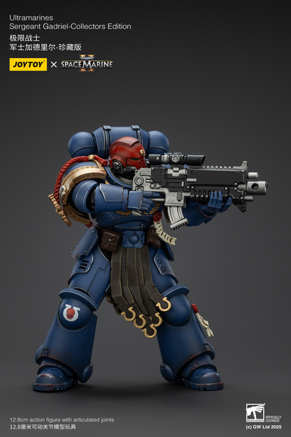 JoyToy - Warhammer 40000 - Space Marine Ultramarines Sergeant Gadriel-Collectors Edition