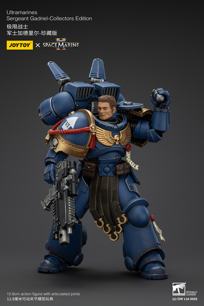 JoyToy - Warhammer 40000 - Space Marine Ultramarines Sergeant Gadriel-Collectors Edition