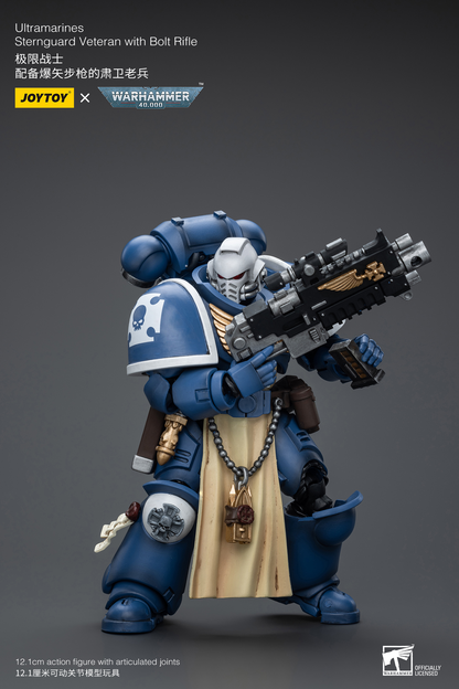 JoyToy - Warhammer 40000 - Space Marine Ultramarines Sternguard Veteran with Bolt Rifle