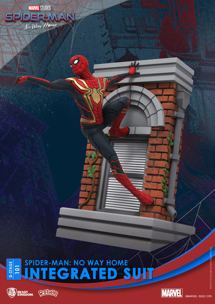 Marvel Spider-Man: No Way Home D-Stage Spider-Man 6-Inch Statue DS-101 [Integrated Suit]
