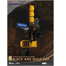 Marvel Spider-Man: No Way Home D-Stage Spider-Man 6-Inch Statue DS-102 [Black & Gold Suit]