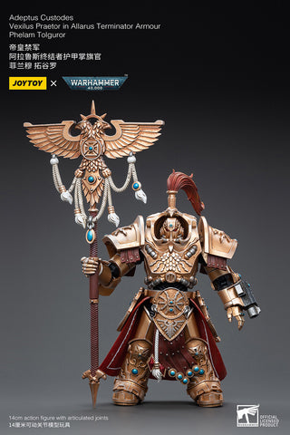 JoyToy - Warhammer 40000 - Adeptus Custodes Vexilus Praetor in Allarus Terminator Armour Phelam Tolguror