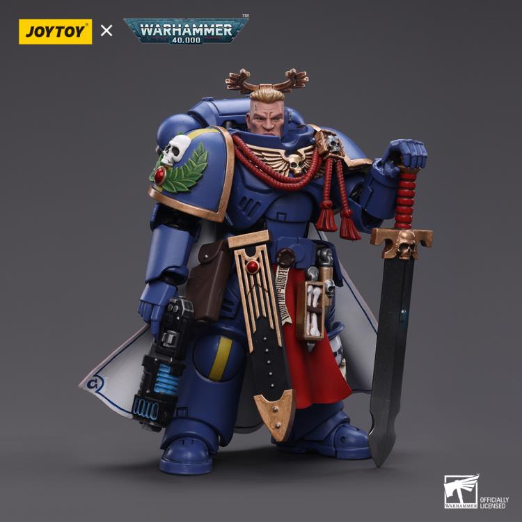 JoyToy - Warhammer 40000  - Ultramarines; Primaris Captain with Power Sword and Plasma Pistol