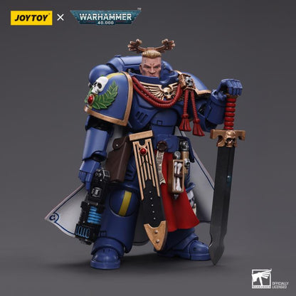 JoyToy - Warhammer 40000  - Ultramarines; Primaris Captain with Power Sword and Plasma Pistol
