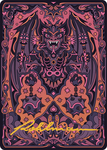 Bloodletter of Aclazotz Art Card (61/81) (Gold-Stamped Signature) [The Lost Caverns of Ixalan Art Series]