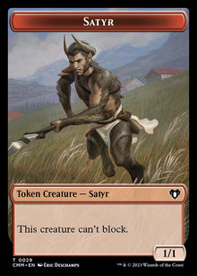 Eldrazi Scion // Satyr Double-Sided Token [Commander Masters Tokens]
